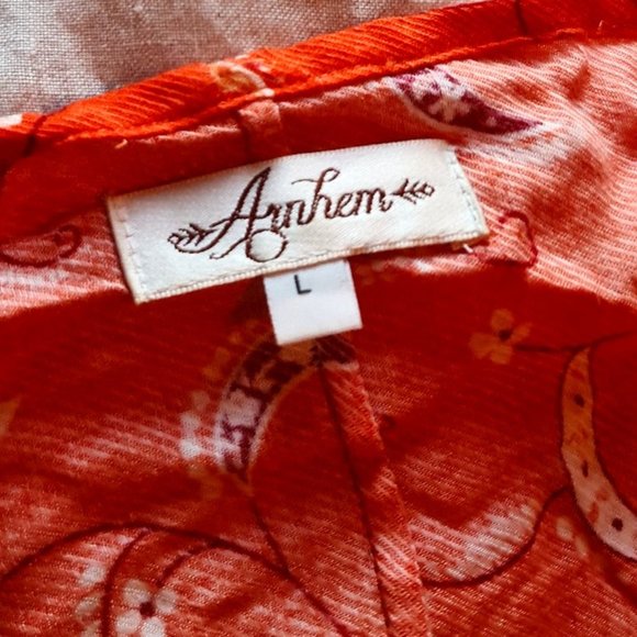 ARNHEM Sugar Orange Longline Kimono Duster - Picture 10 of 11